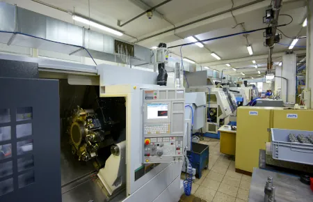 One of the production halls of Jihostroj (aviation division)